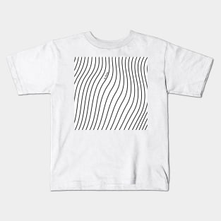 white and black abstraction Kids T-Shirt